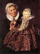 Frans Hals Catharina Hooft with her Nurse WGA oil painting